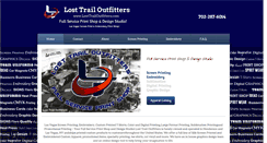Desktop Screenshot of losttrailoutfitters.com